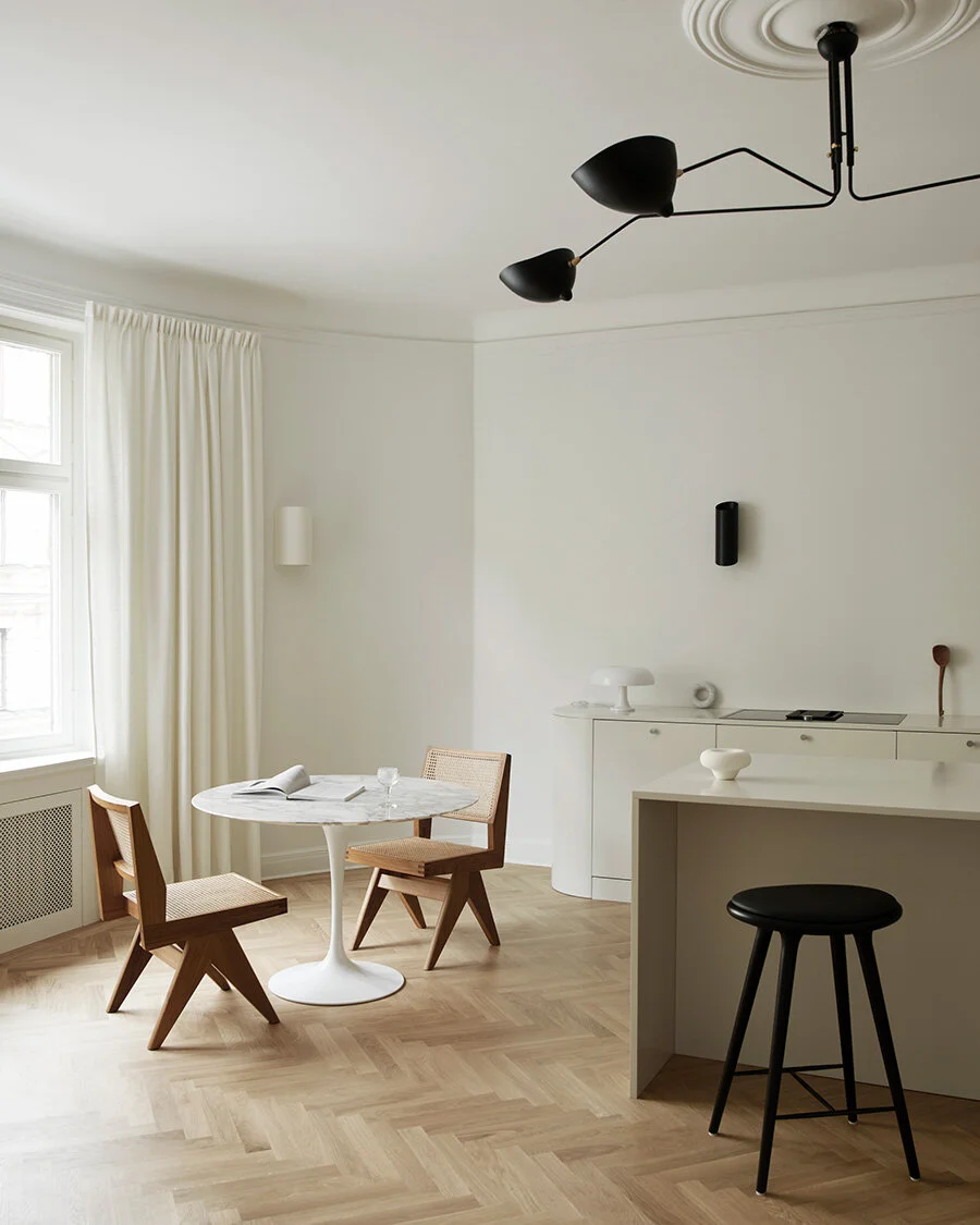 Varm minimalism i köket