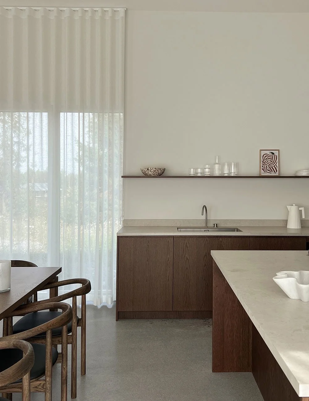 Det moderna träköket på Värmdö