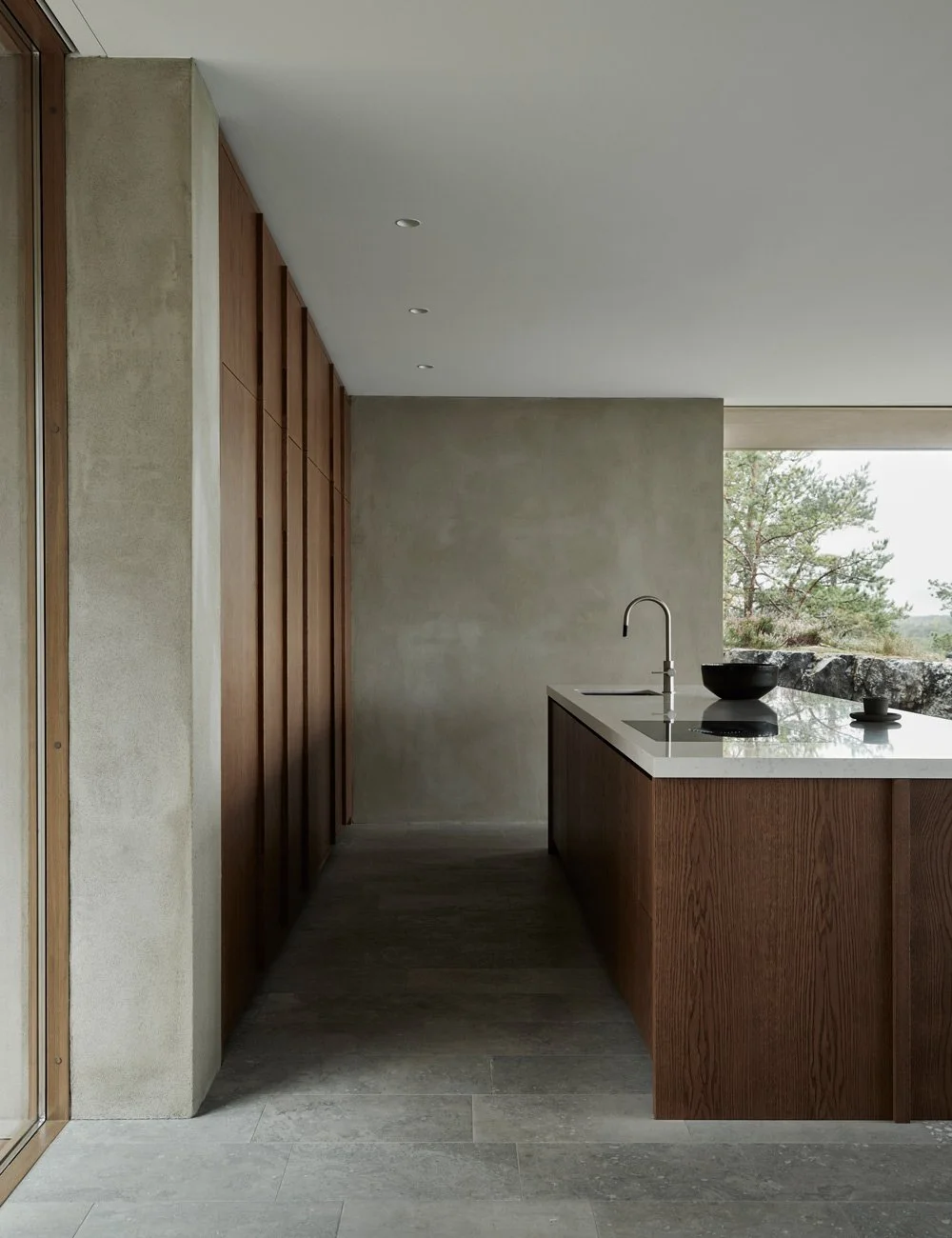 Arkitektens moderna träkök