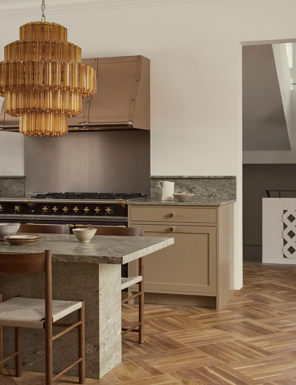 Klassiskt kok i beige