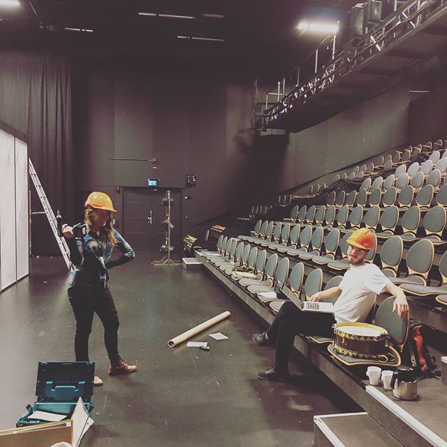 S&aring; er vi igang igen!! PREMI&Auml;R 26 SEPTEMBER P&Aring; @inkonst I MALM&Ouml;!! #k&auml;rakristinejensen #buildingstuff #preparing #rehearsaltime