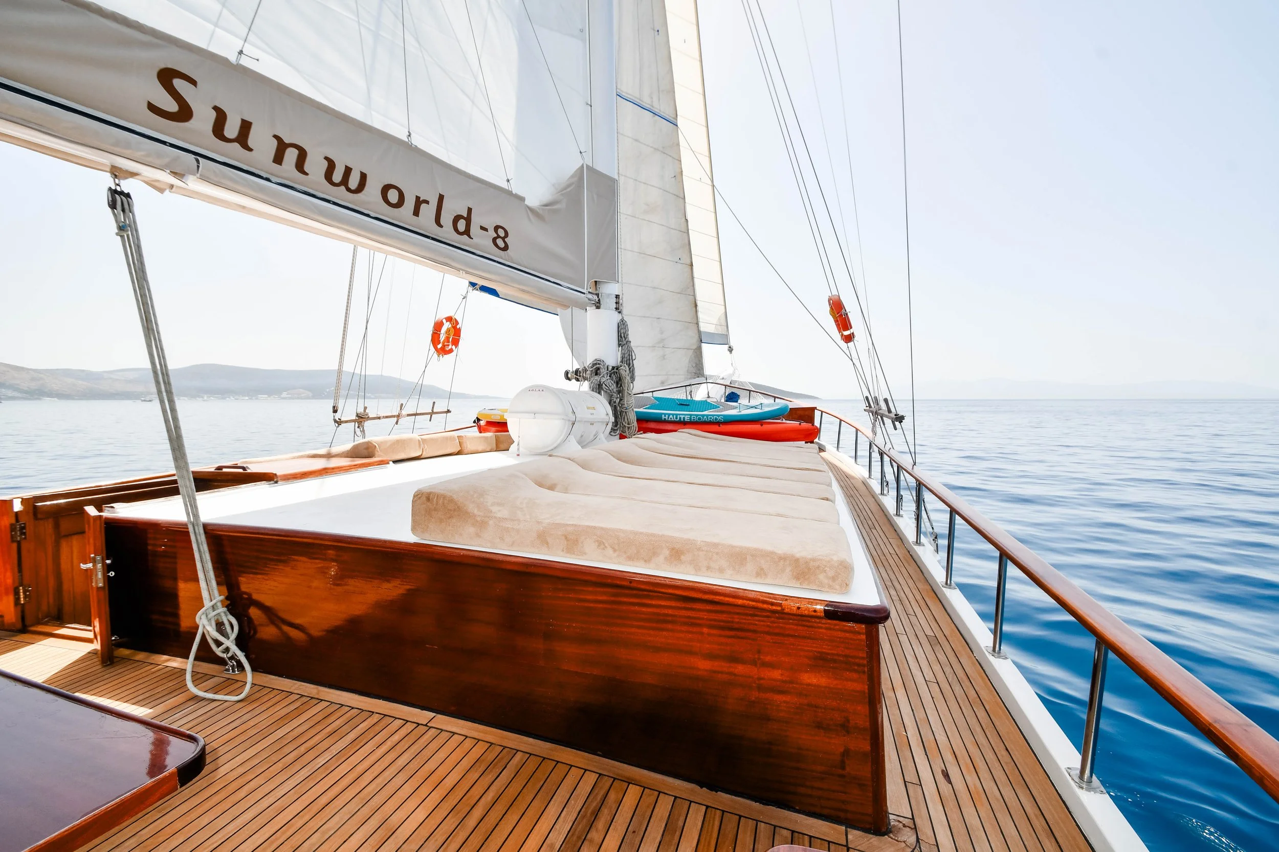 Sunworld 8 luxury Gulet charter in Turkey with 8 cabins | Blue Cruise
