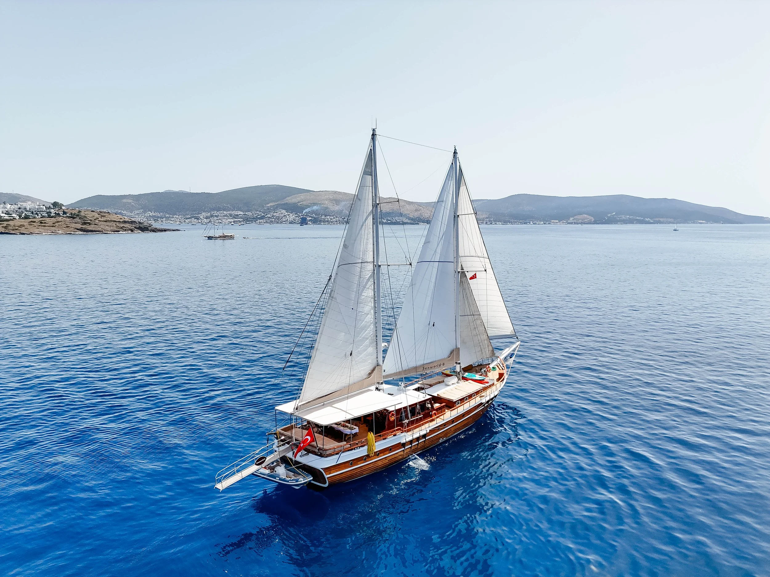 Sunworld 8 luxury Gulet charter in Turkey with 8 cabins | Blue Cruise