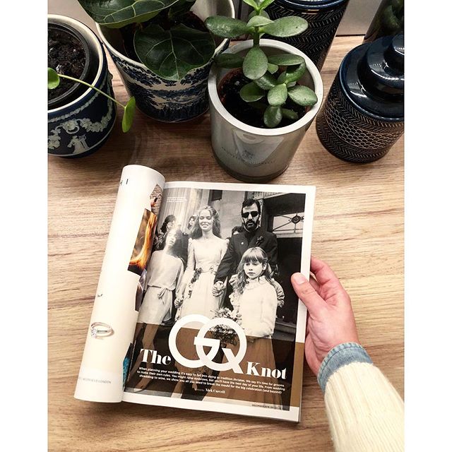 Thrilled that my second #GQTheKnot wedding supplement for @britishgq has now hit newsstands - and that it&rsquo;s in the bumper 30th anniversary issue. If, like me, you&rsquo;re currently planning your wedding, you might want to check it out for idea