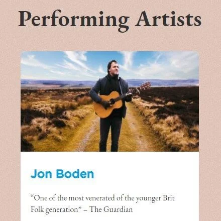 Campfire Club: Jon Boden