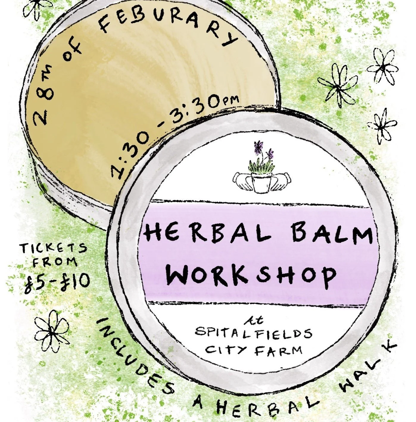 Herbal Balm Workshop with Herbal Walk (Ticketed event) 