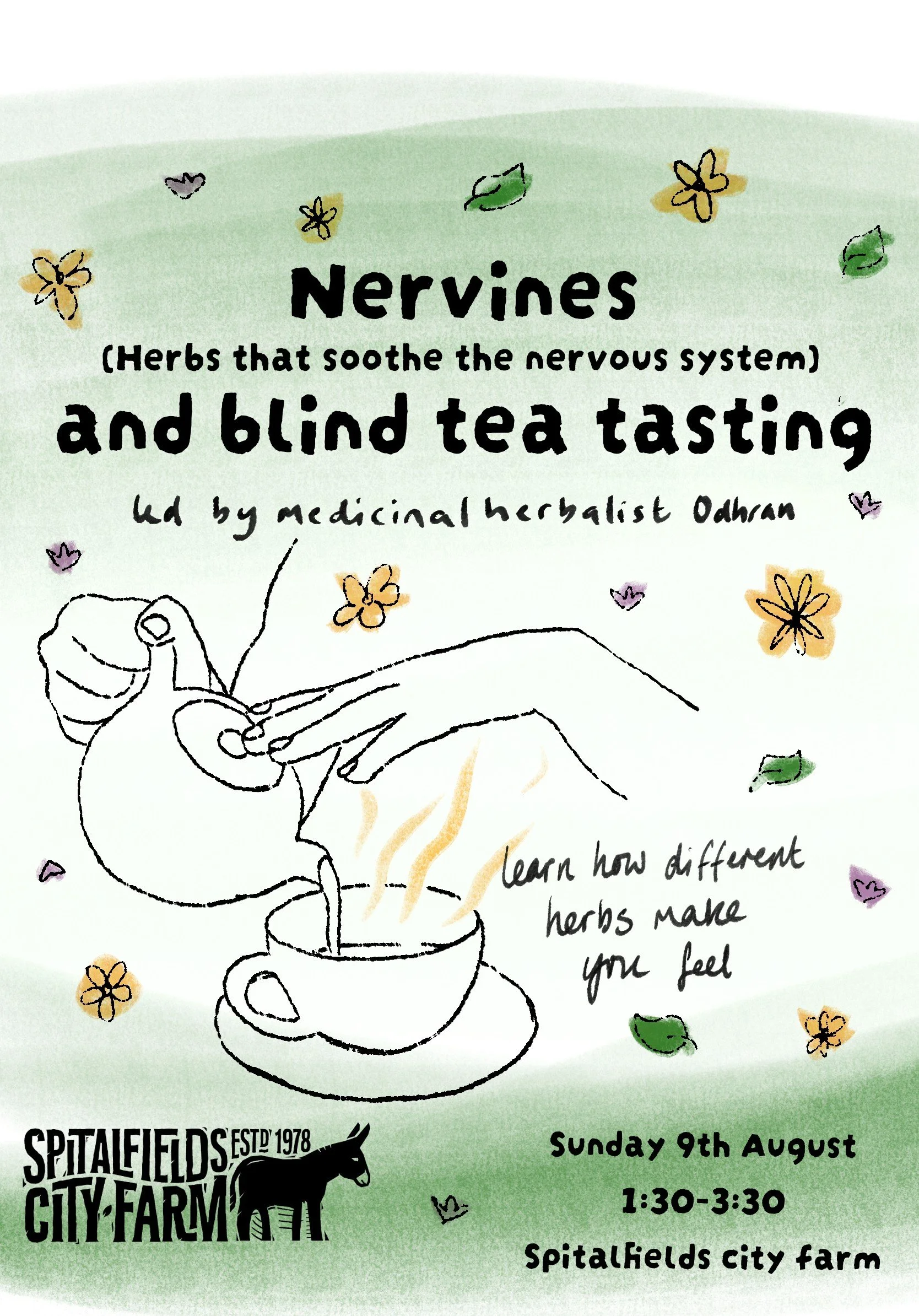 Nervines and blind tea tasting 