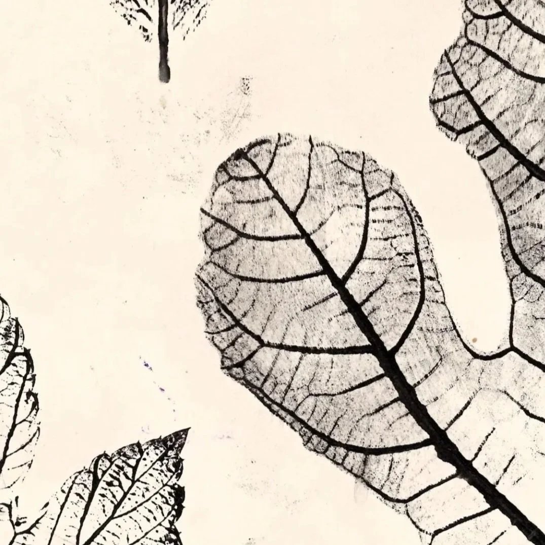 OCTOBER HALF TERM : Leaf Printing