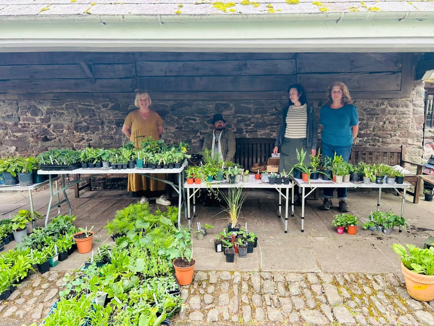 Our clever green-fingered friends at #GreenMinds Brecon &amp; District Mind who meet weekly here in the tranquil grounds of Brecon Cathedral to garden are holding their #PlantSale today until 12 noon.

It&rsquo;s a quite spectacular display of all th