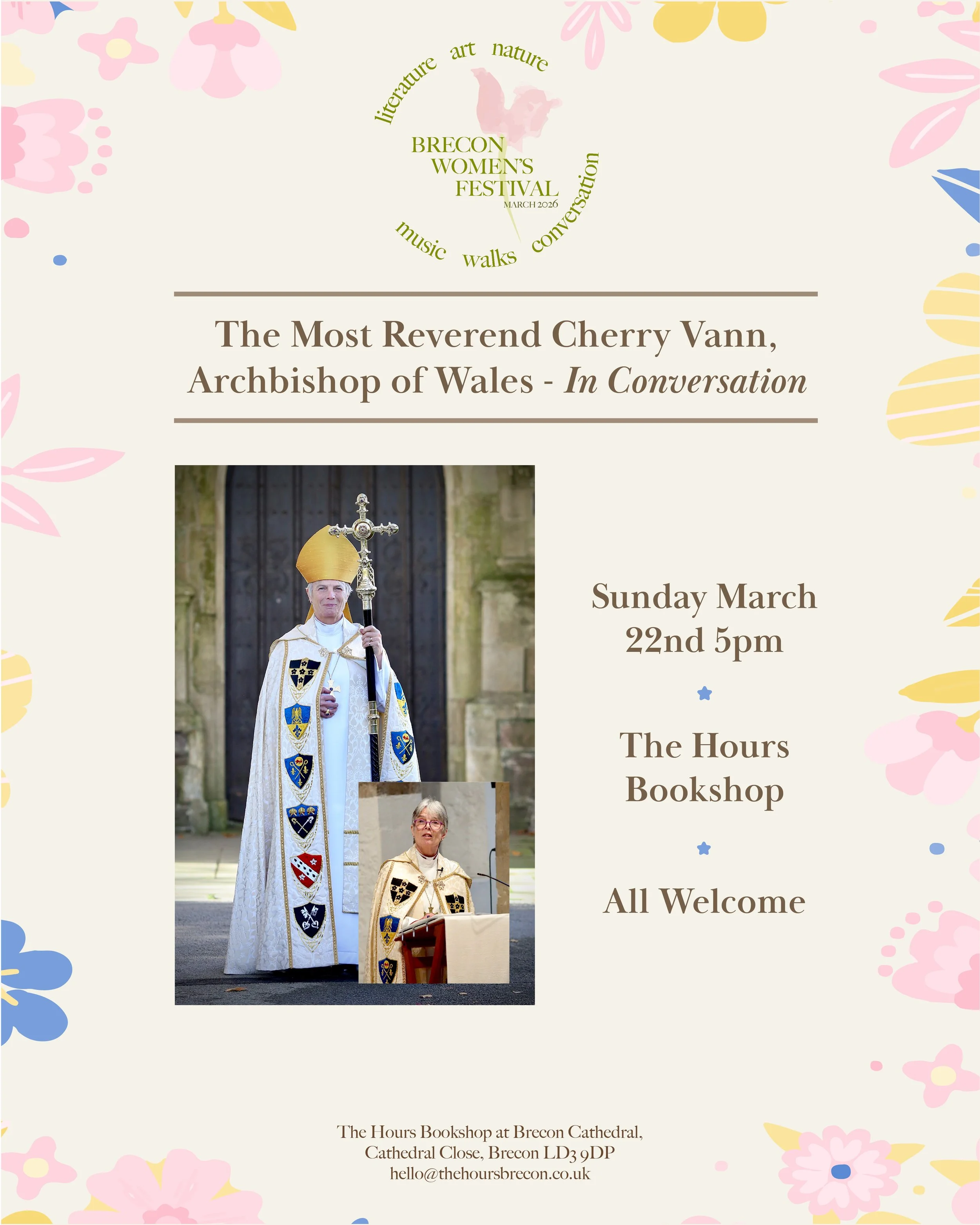 The Most Reverend Cherry Vann, Archbishop of Wales – In Conversation