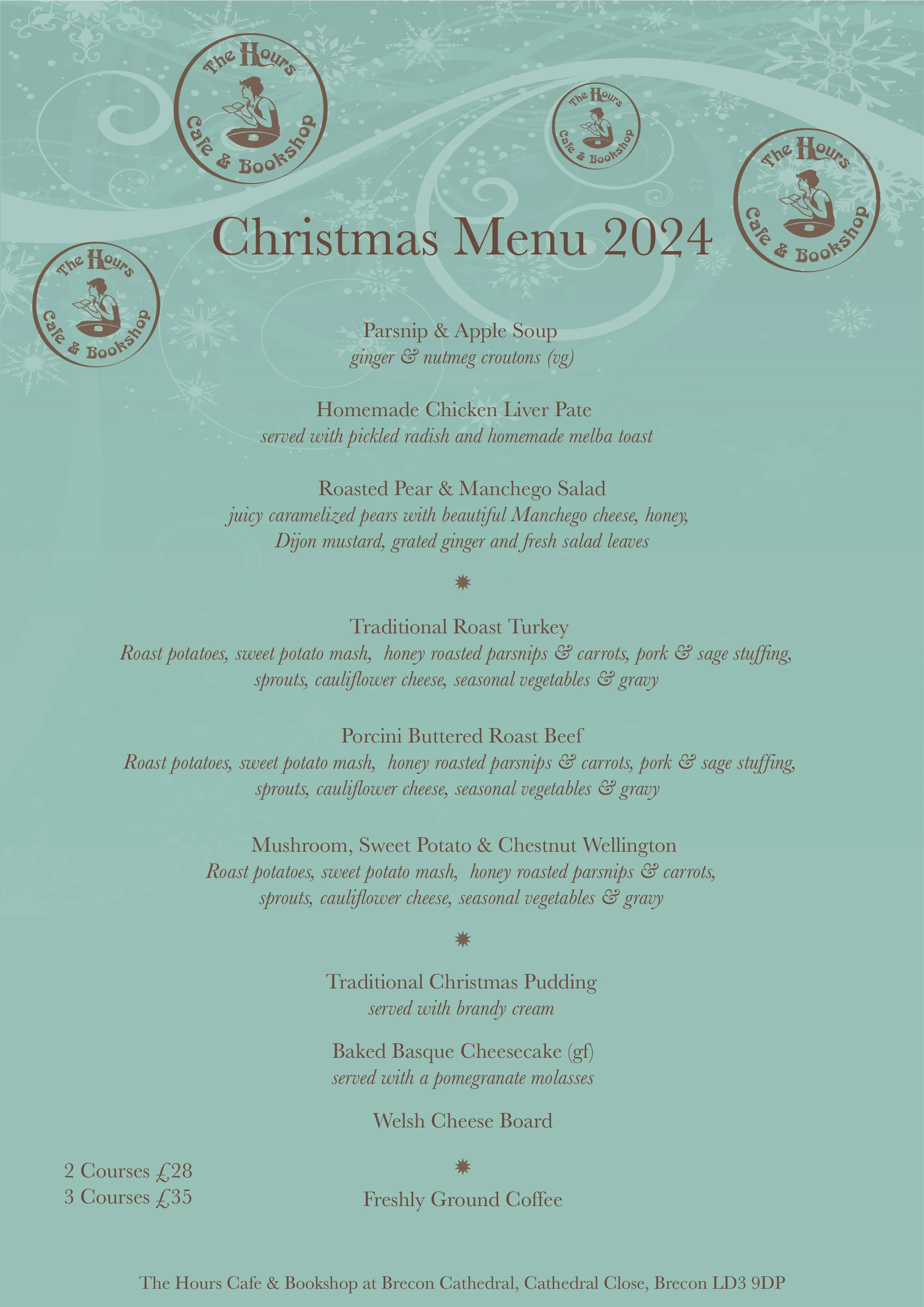 Christmas Lunch at Brecon Cathedral