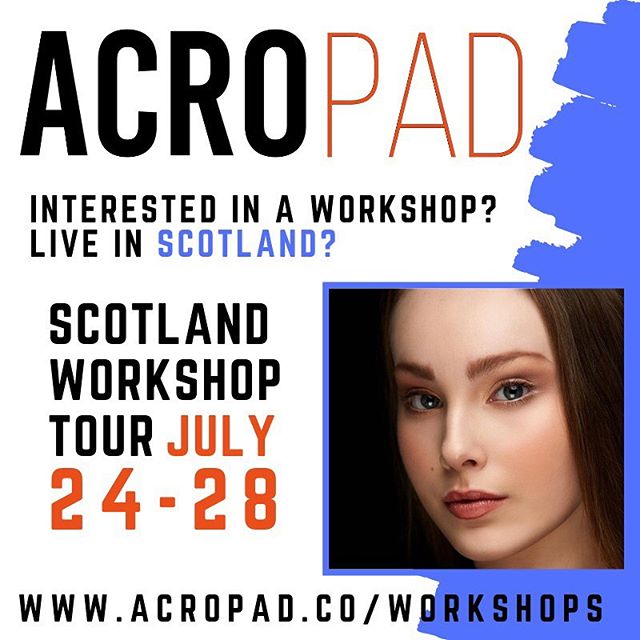 A C R O T O U R | Scotland where you at?
We’re coming back for a whole tour July 24-28th
🚨🚨🚨
We are offering
🔸2 hour workshops (or longer!)
🔸2 hour workshop with @acropad AND 2 hour 🔥Dance Masterclass🔥 with Brand Ambassador @dancer_serena! ▪️▪️▪️Message us, comment below, or email us at hello@acropad.co! Tell your friends & tag your school! 🔸🔸🔸
#acropad #weareacropad #acropadworld #reachnewheights