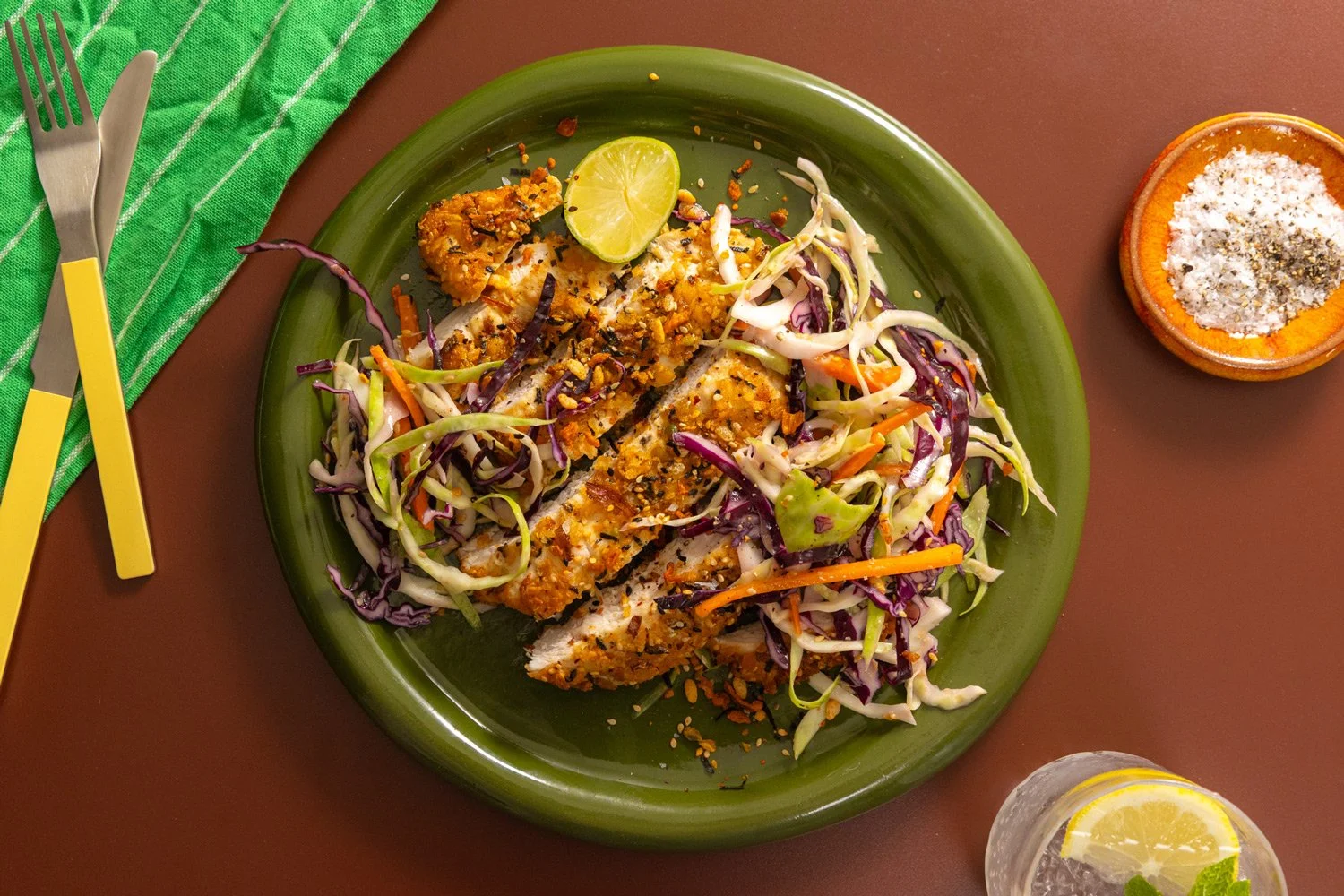 Crunchy Chicken and Cabbage Salad