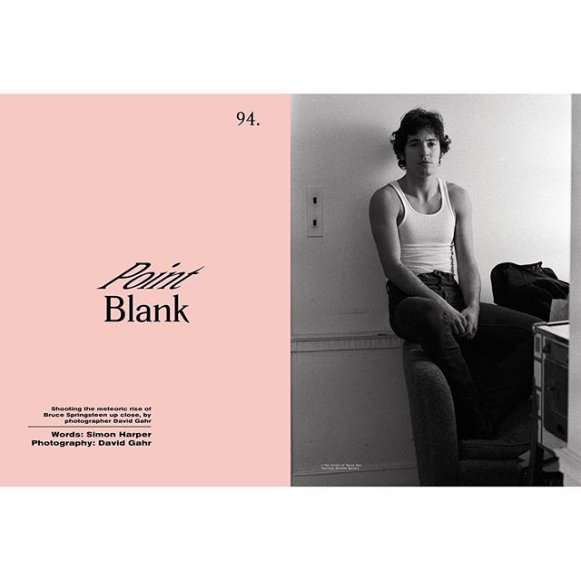 Throw back: Point Blank - &lsquo;Bruce Springsteen 1973-1986, From Ashbury Park, To Born To Run, To Born in The USA&rsquo; by David Gahr from our Spring 2018 issue