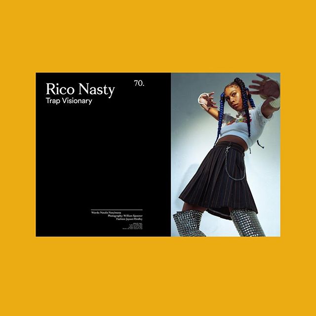 Sugar trap pioneer @riconasty is the third of our four digital #CLASH110 cover stars.
—
“Instead of trying to blend in with what should be expected from a female rapper, I think I’m going to own it; my voice, the brashness, the rawness, I’m just going to embrace and evolve with the lyrics.”
—
Interview by @natalieisonline. Photography by @will.spoon. Fashion by @jaysonhindley. Make up by @thescottedit. Hair by @rohmempire. Creative direction by @rbpm_. —
#CLASHxRICONASTY