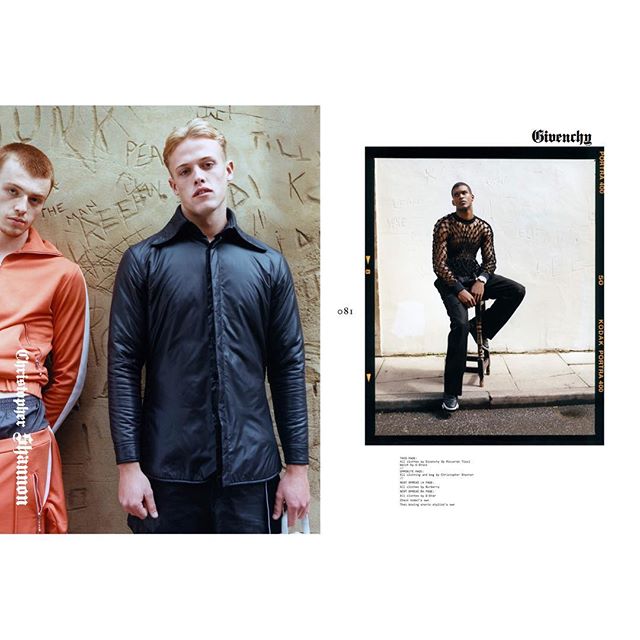 Throw Back: @oliviarosegarden shoots on the streets of LDN with stylist @jackborkett for our mens Autumn / Winter collections story in September 2014