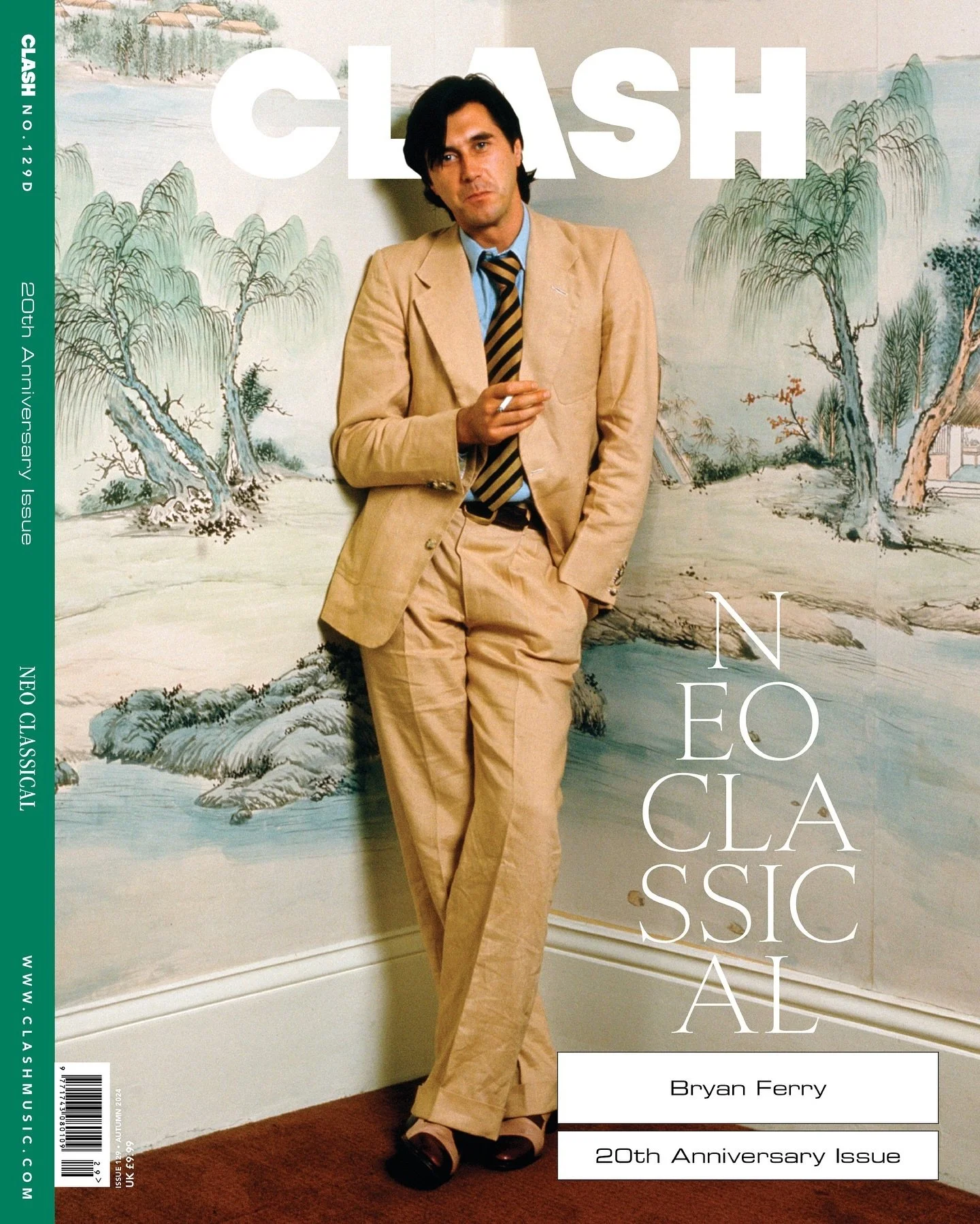 Bryan Ferry (@bryanferry_roxymusic) is the second face of CLASH 129. 

An iconic figure whose impact can be felt across music and fashion, Bryan Ferry is a singular name in pop culture. As the dapper frontman with Roxy Music, he crossed the charts an