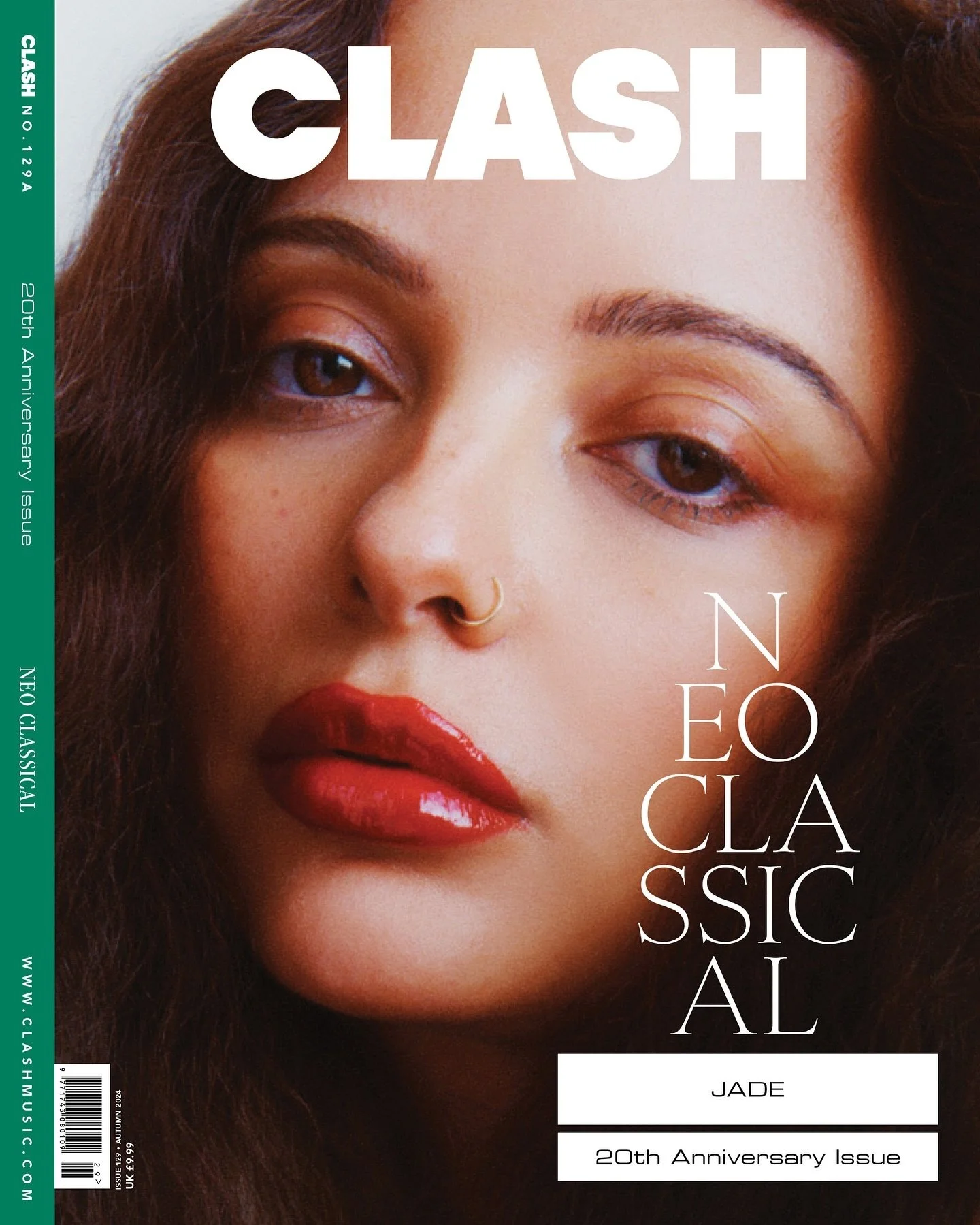 JADE is the third face of CLASH 129

In her post girl-group epoch, @jadethirlwall has taken her time reckoning with her experiences as a young, pliable female artist, encoding her history in artful, addictive songs that explore the paradox of fame. 
