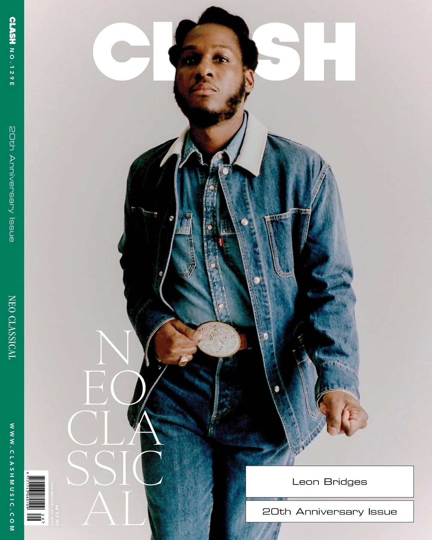 Leon Bridges is the fifth and final face of CLASH 129.
 
For close to a decade, @leonbridges has established himself as a forerunner of modern soul. The Grammy-winning artist not only disarms the listeners with timeless songs imbued with the poetics 