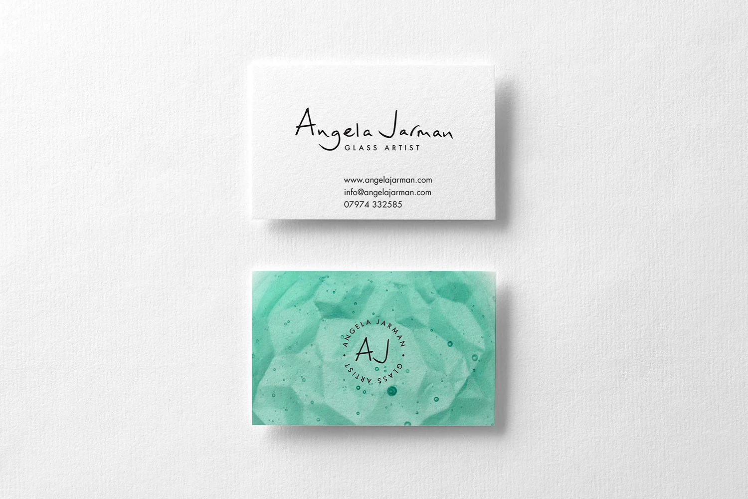 Blog | Brand Identity Project Case study: Angela Jarman Glass Artist | Beehive Green Design Studio | Logo and Branding Design, WGC, Hertfordshire