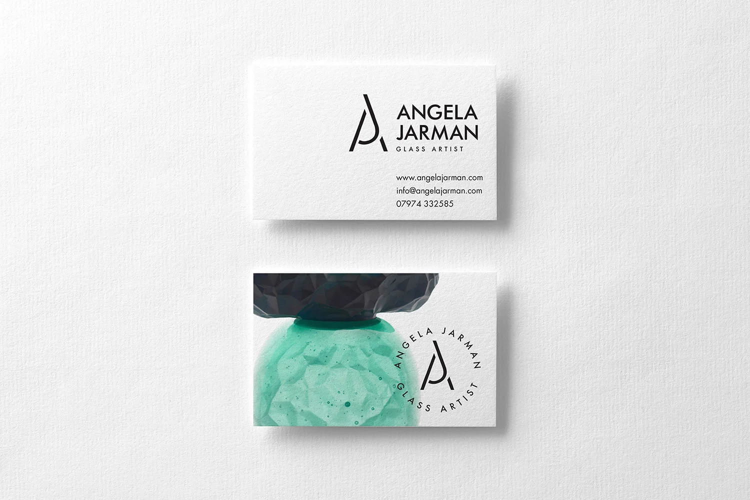 Blog | Brand Identity Project Case study: Angela Jarman Glass Artist | Beehive Green Design Studio | Logo and Branding Design, WGC, Hertfordshire