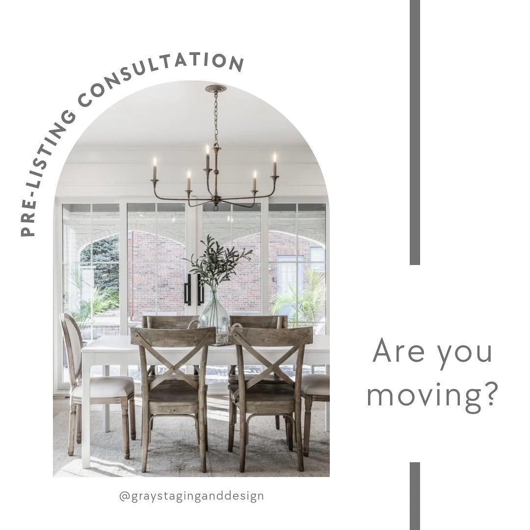 One of my favorite services we offer is our Pre Listing Consultation! ✔️ If you are thinking of moving, this is such a great way to get your home ready for market!  We spend about an hour+ in your home and we walk room to room looking at each space t