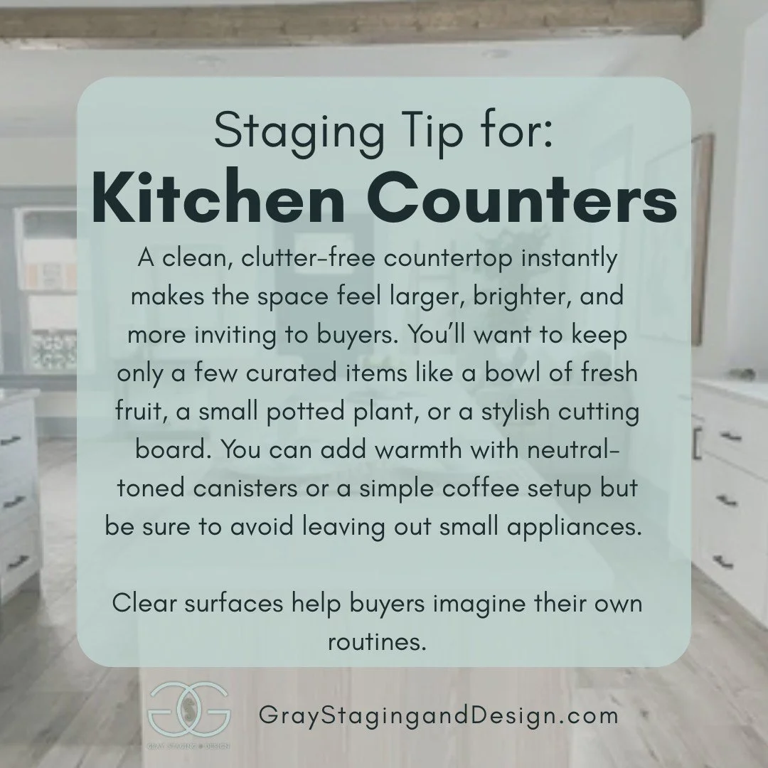 Every detail matters, and a well-staged kitchen can make a lasting impression from the moment buyers step in for a showing🚪DM us to learn more about professional staging that turns ordinary spaces into dream homes! 

 #indianapolis #modernhome #home