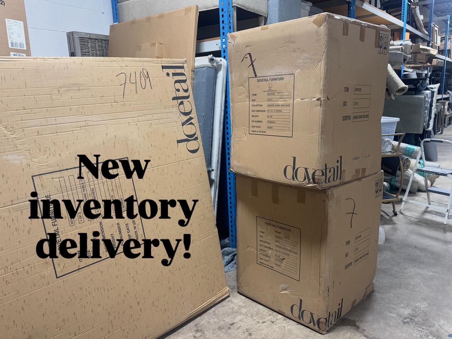 Time to open these boxes! 📦  #dovetailhome #stagingindianapolis #