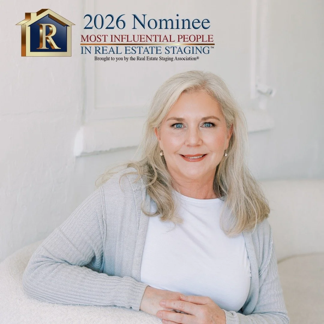 I am so honored to share that I have been nominated as one of the Most Influential People in Real Estate Staging by the Real Estate Staging Association! ⭐ To whoever nominated me and took the time to make that happen &mdash; thank you. This truly mea