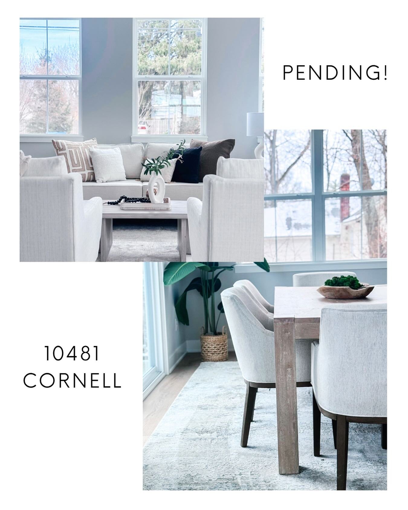 Congratulations to the new owner of this beautiful home in the up and coming neighborhood of HomePlace/Carmel!  We loved all the big windows 🪟 mature trees 🌳 and how close it is to the parks and downtown Carmel! Listen by David Klain with DB Realty