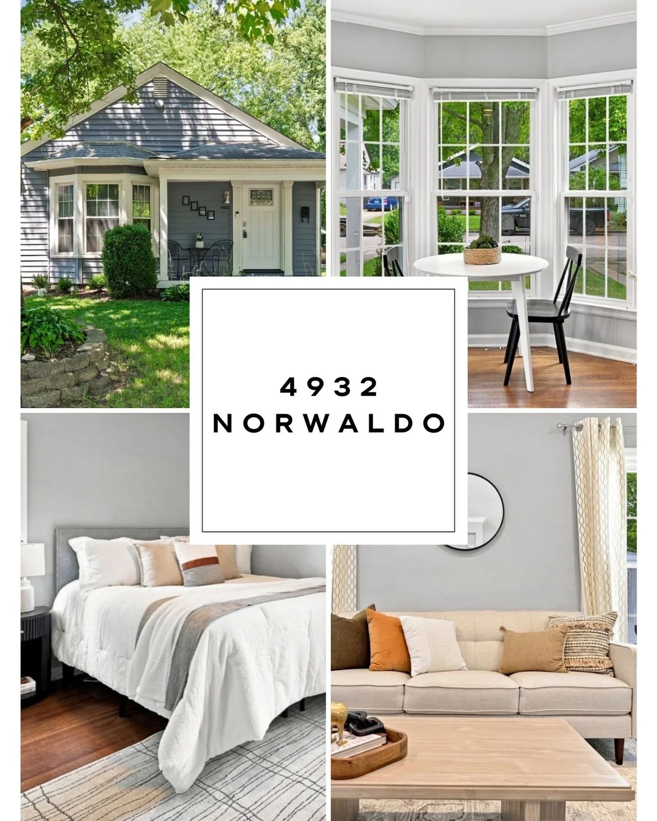 4932 Norwaldo is in the heart of SoBro and is a completely updated bungalow!  Close to Broad Ripple, the Monon Trail and many restaurants!🍱🍔

$257,000  1632 square feet
2 bed 🛌 
1 bath 🛁 
Tree lined street 🌳 
Sunny windows 🪟 ☀️

Listed by Erin 