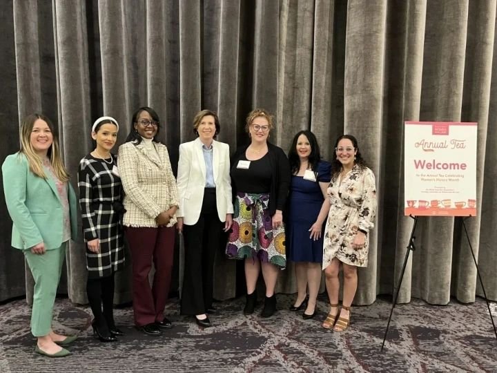 Last week, I attended the @isbalawyer Women &amp; the Law Tea for International Women's Day. I'm incredibly thankful to know so many strong and inspiring women. #womeninlaw #womensday
