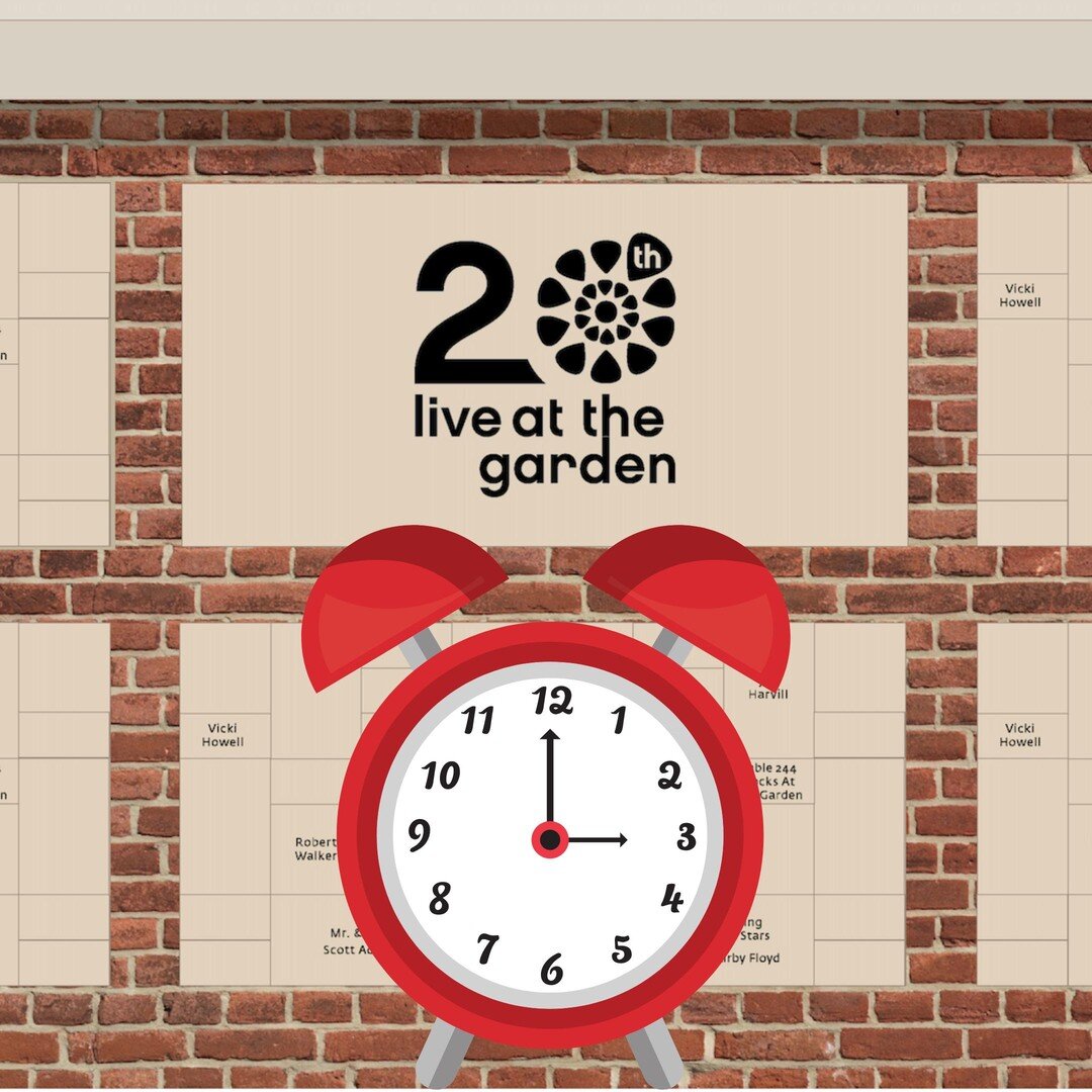 THIS IS THE FINALE! Purchase your paver and leave a forever note 🎶 on our 20th Anniversary Live at the Garden Donor Wall!

Deadline to purchase is July 31st - link in bio⌛

@regionsbank