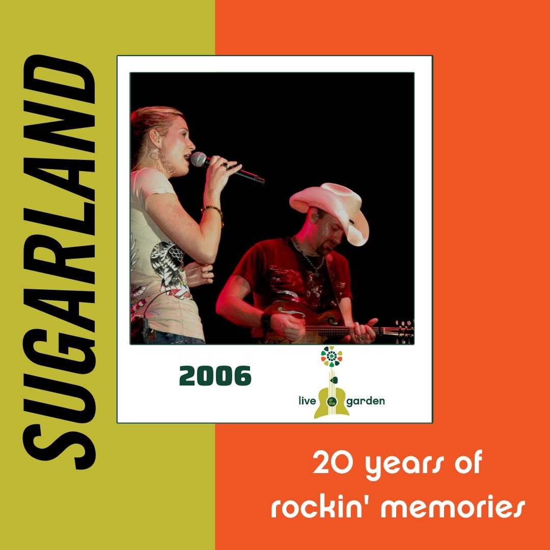 On this #20TUESDAY, we are highlighting Sugarland. They hit the stage in 2006 and how sweet it was! 

As a reminder, we will be featuring artist memories and photos from our 20 years each week. Send us yours!
.
.
.
#sugarland #music #country #rock #c