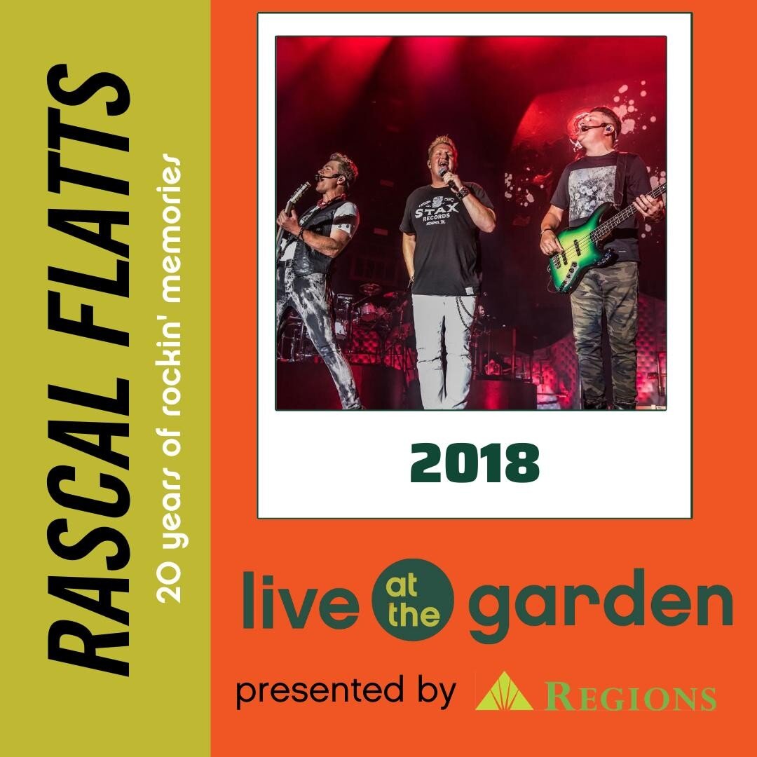 Those Memphis nights...

Our featured artist this #20TUESDAY is @rascalflatts. They played their hits, kept the party going, &amp; what HURTS THE MOST was when it ended!

As a reminder, we will be featuring artist memories and photos from our 20 year
