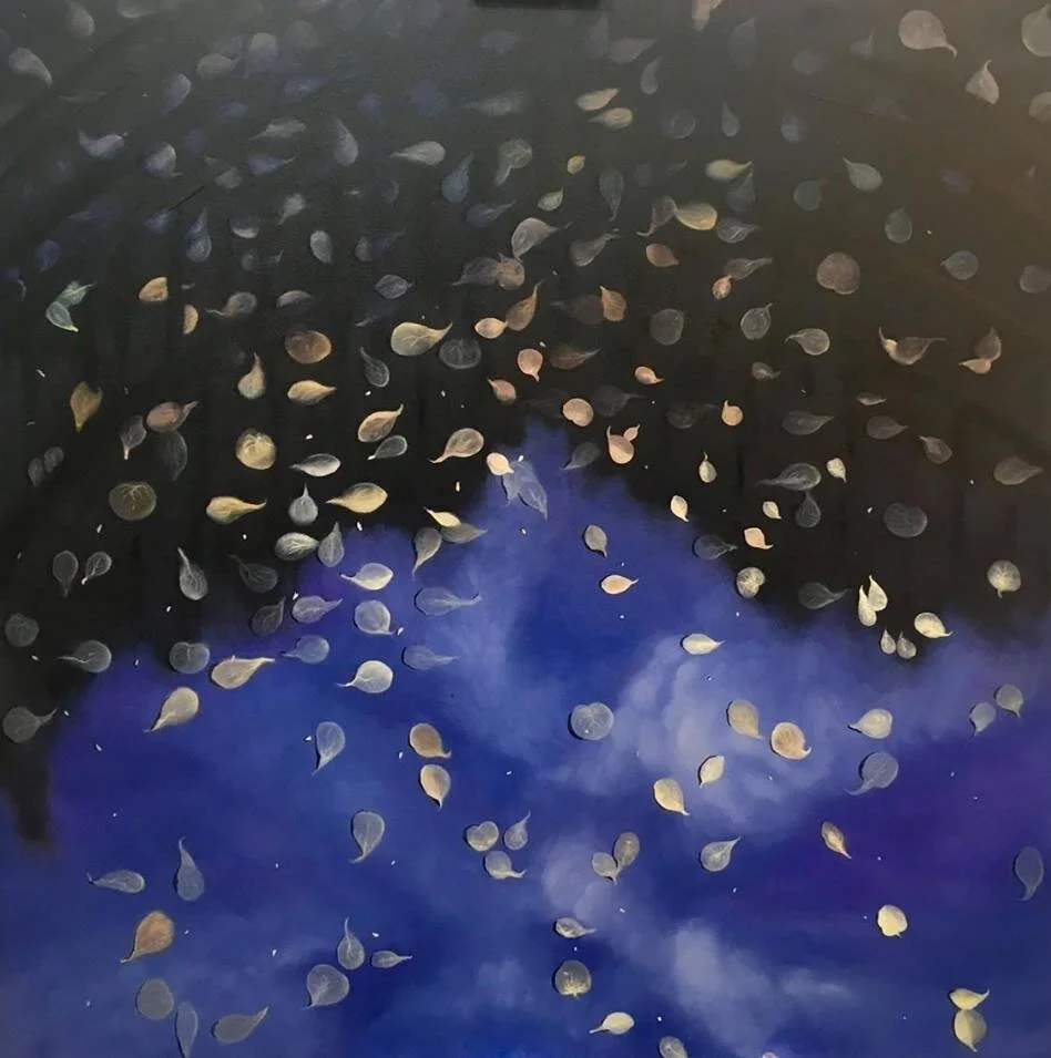 Reflexive memories - 100x100 cm