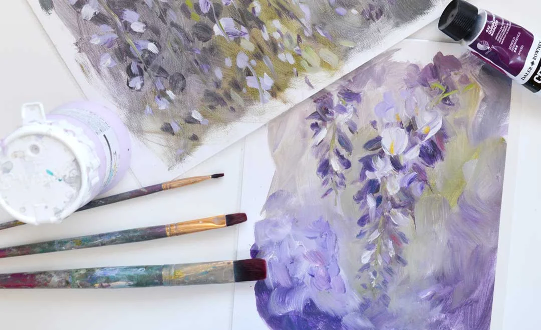 Painting Wisteria