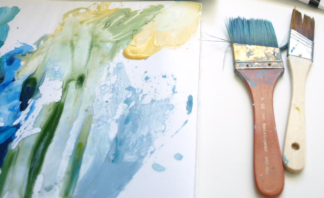 DIY: Glass Artists Palette