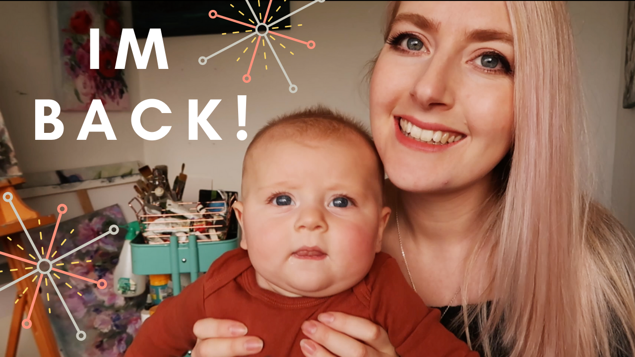 Art Vlog, New Baby &amp; Painting...
