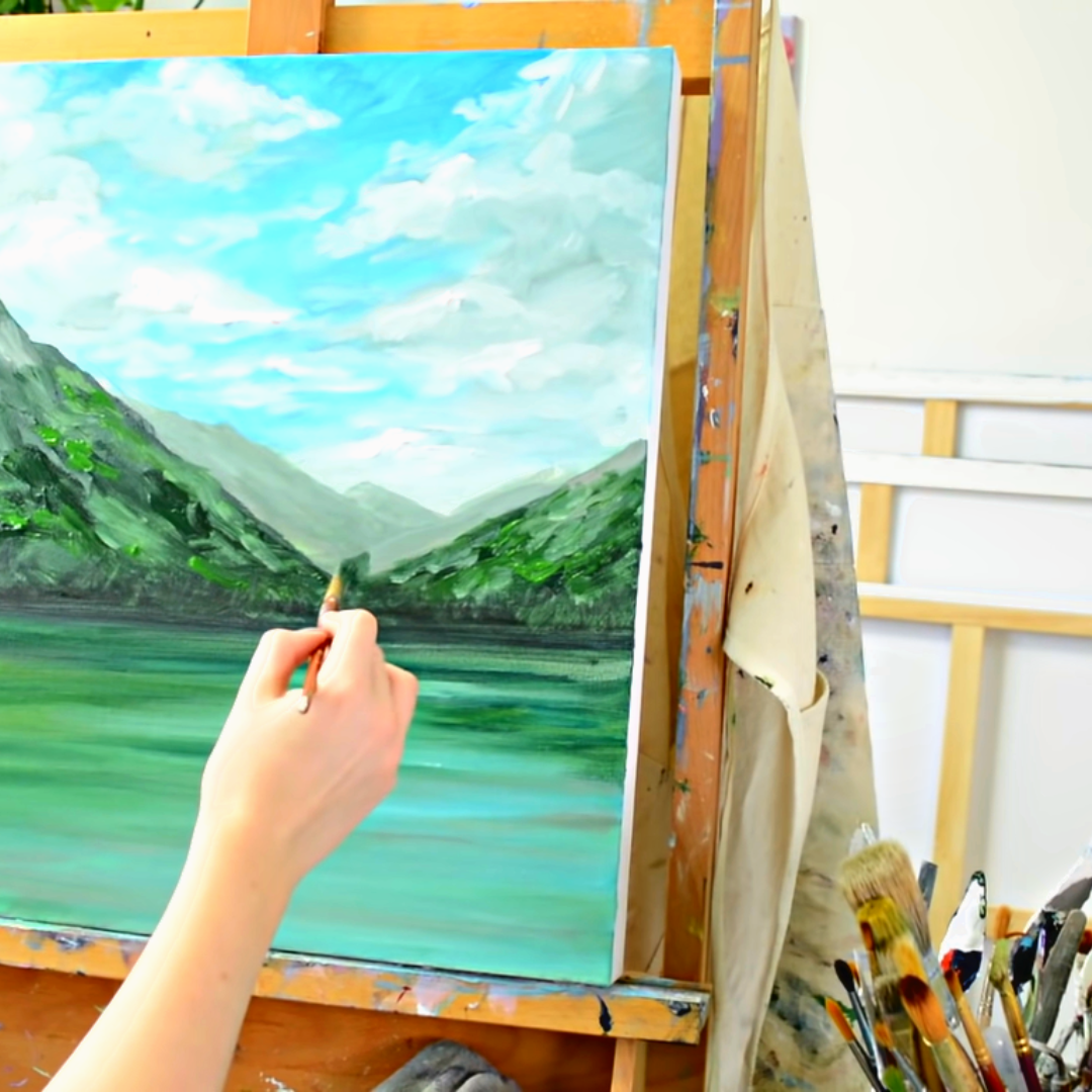 Anxiety Relief | Acrylic Painting Tutorial