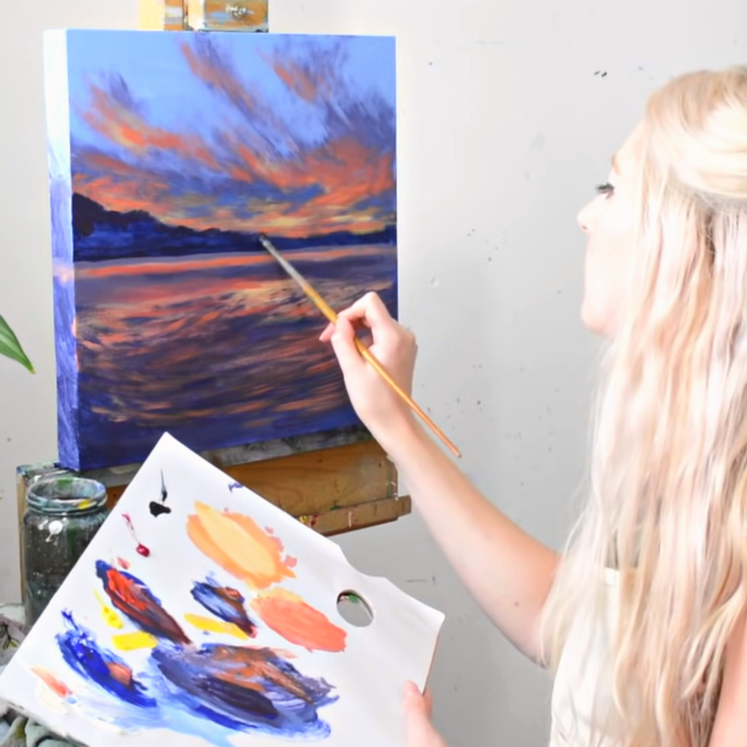 Painting Tutorial: Acrylic Seascape Techniques 