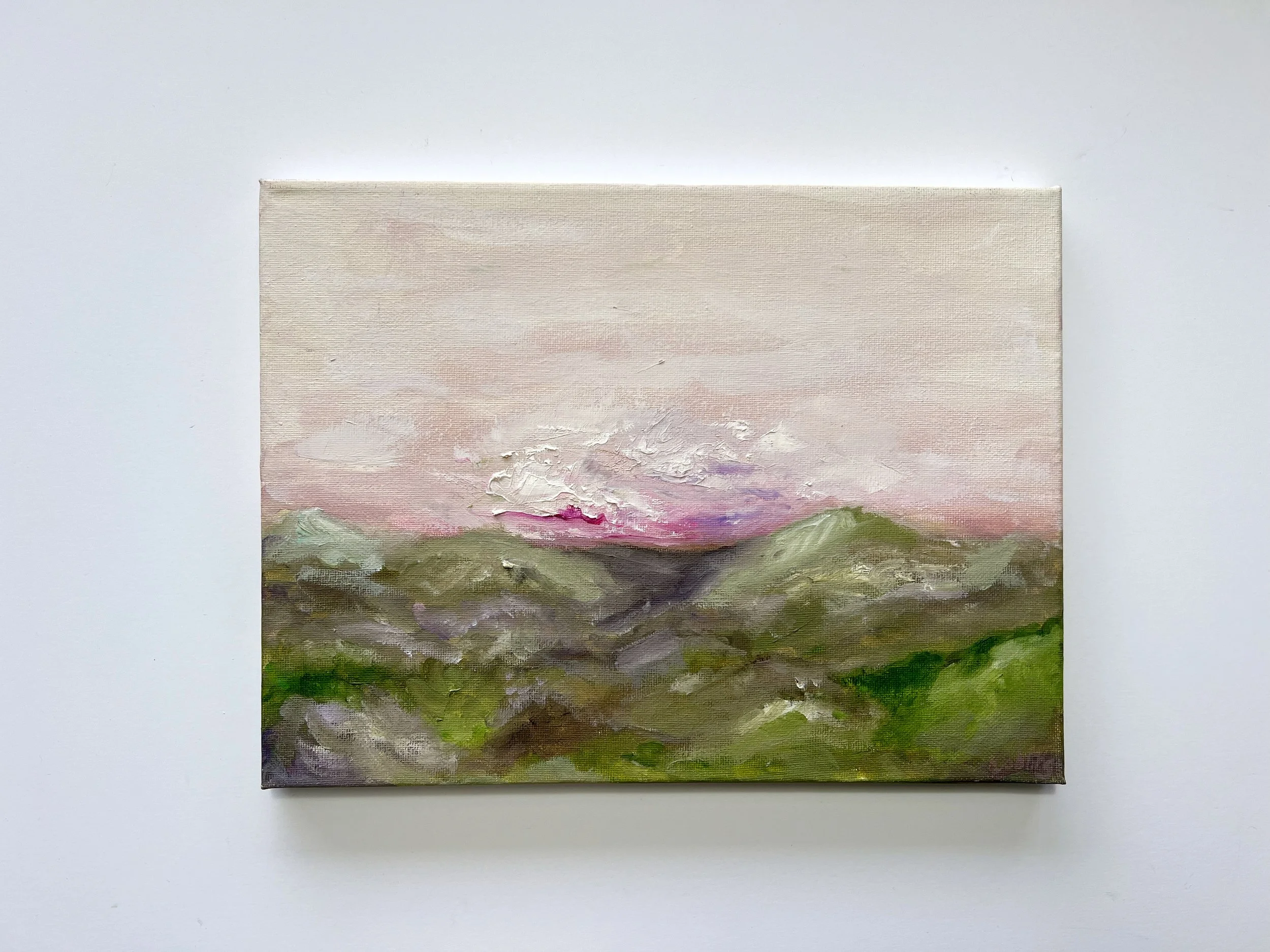 Landscape in acrylic on canvas 9x12"
