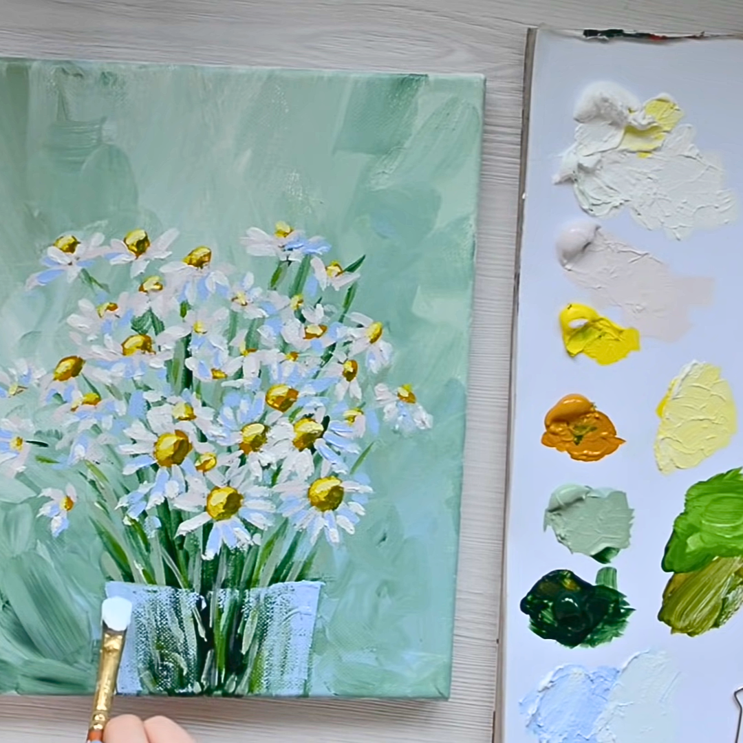 Step-by-Step Guide: How to Paint Daisies Using Acrylics