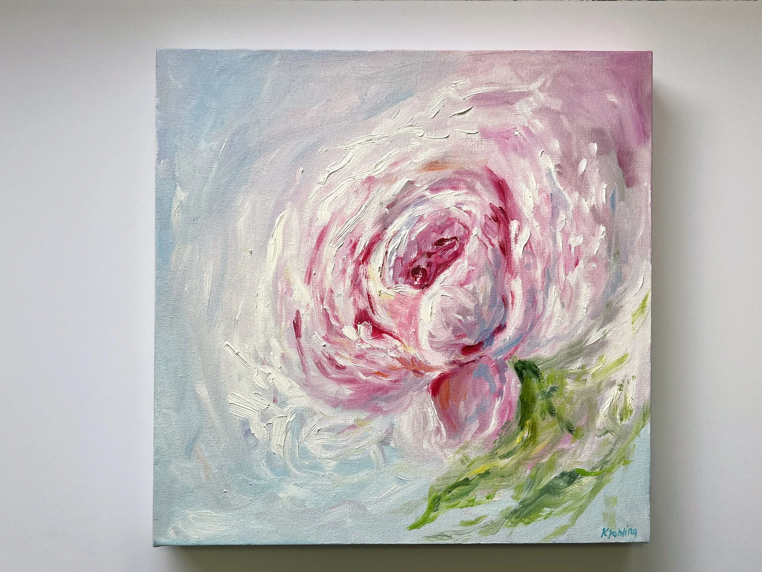 Rose Oil Painting on canvas