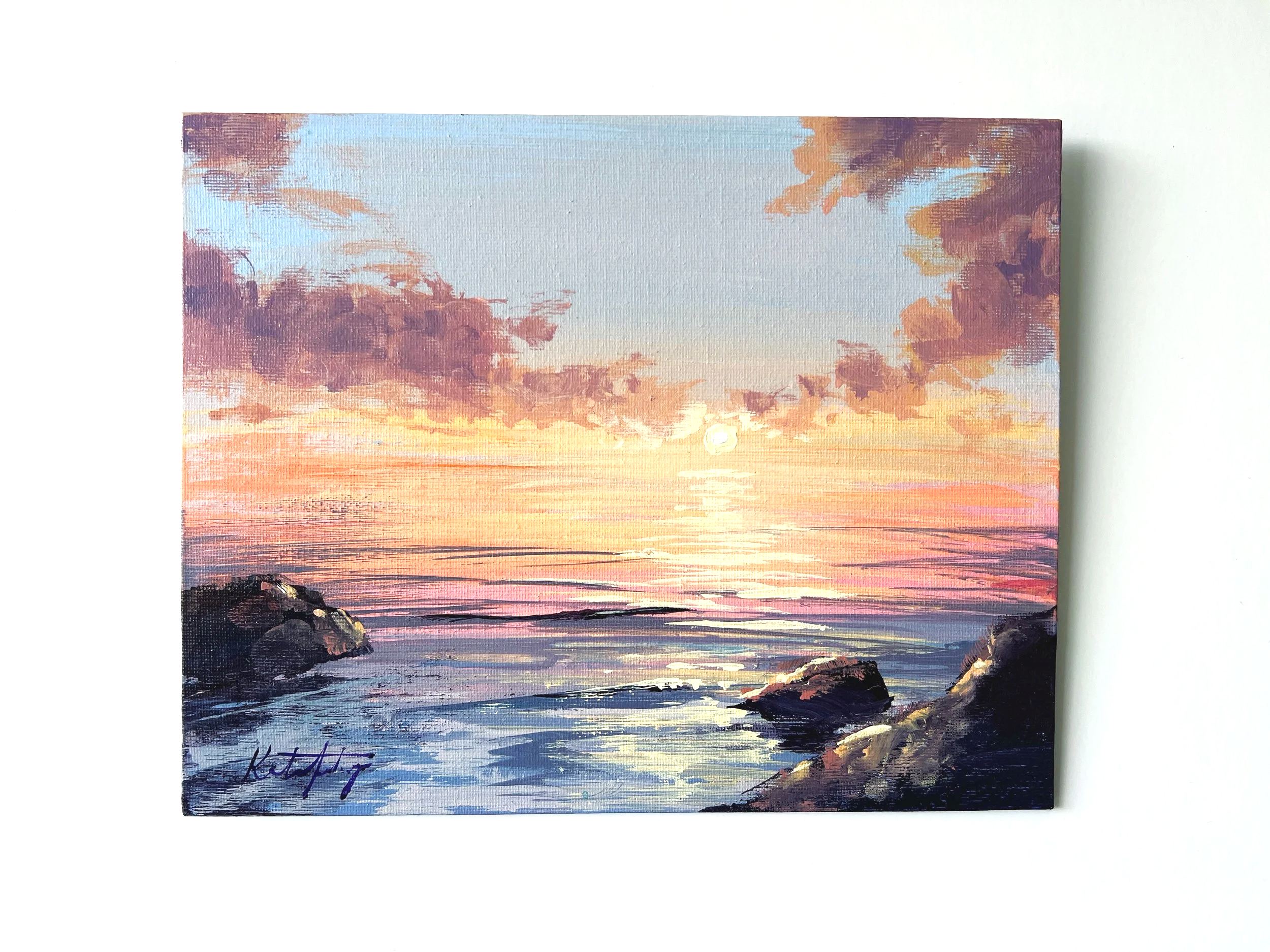 Pastel Sunset Study