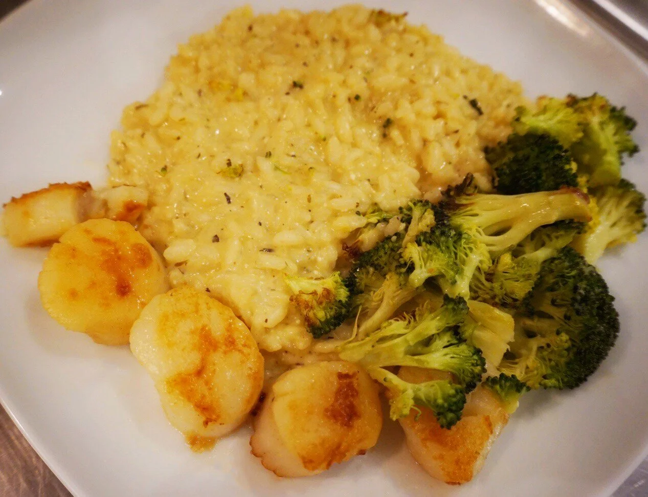 Home Chef - Scallops and Lemon Parmesan Risotto