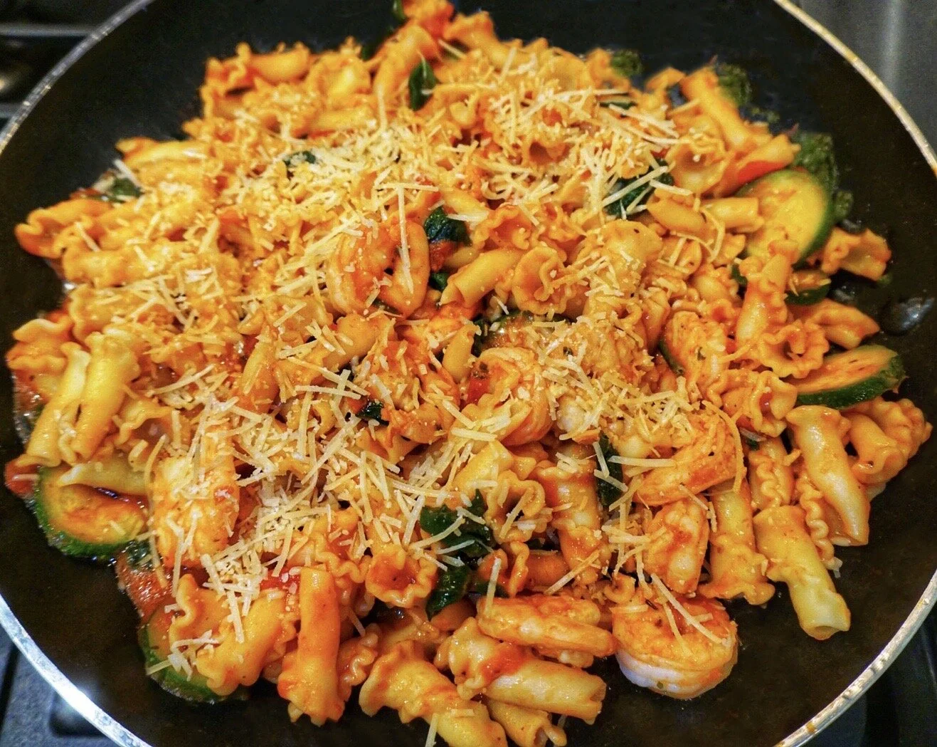 Home Chef - Shrimp Campanelle Primavera