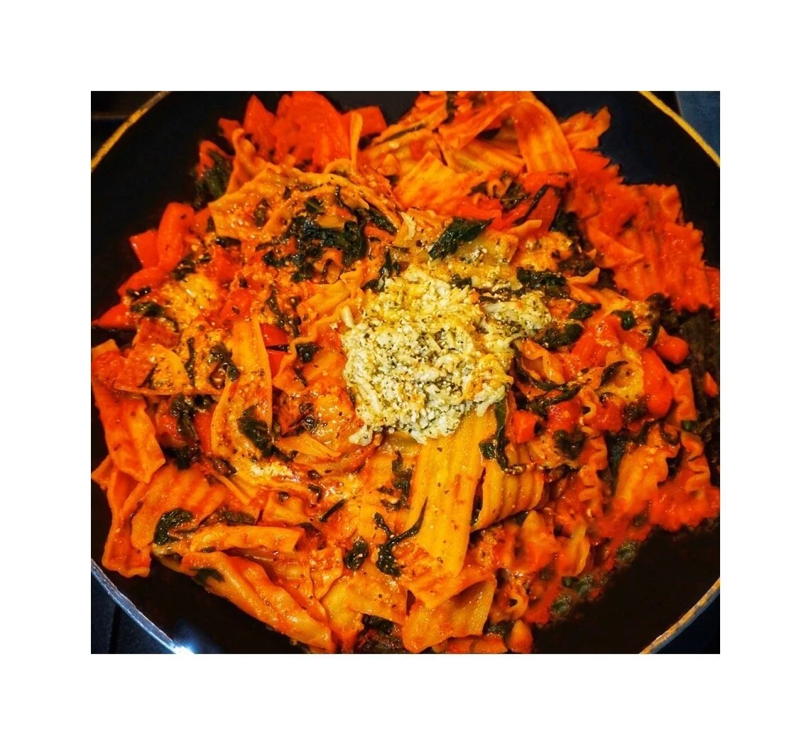 Home Chef - Cheesy Roasted Red Pepper Lasagna Skillet