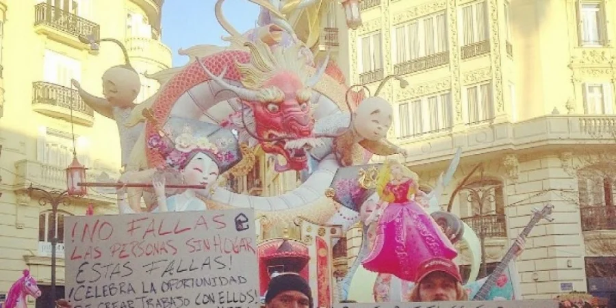 Summary of the 7th #TodosDurmiendoEnLaCalle "Las Fallas"