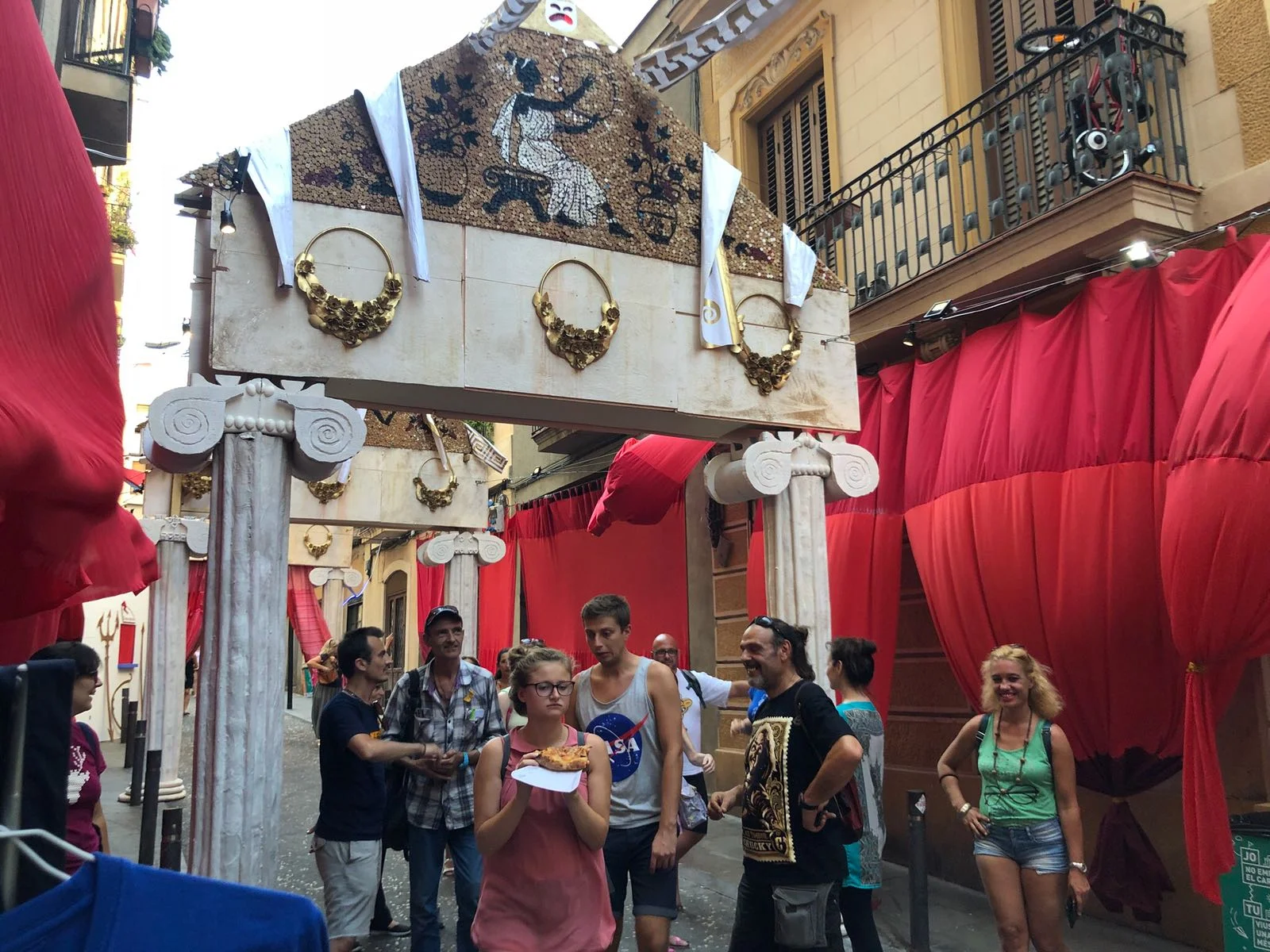 La entrada de la calle donde nos explicaron toda su magia.